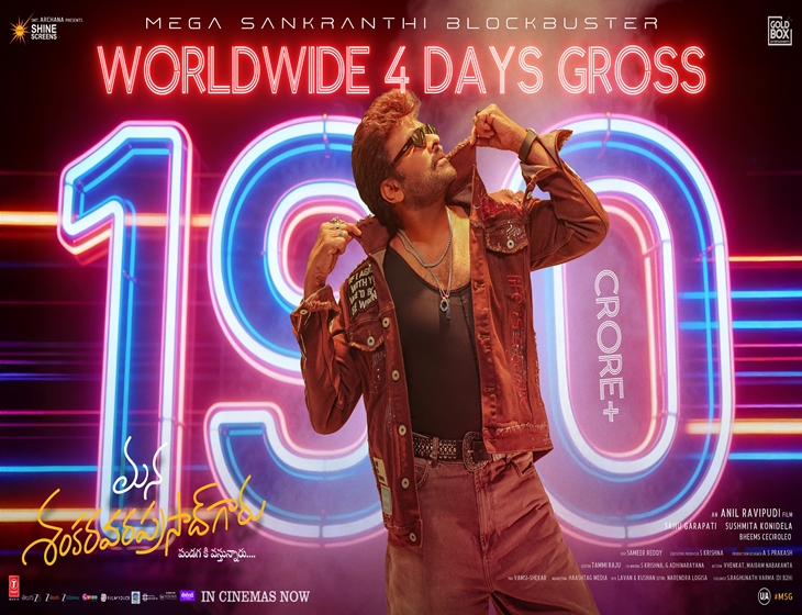 “Mana Shankara Vara Prasad Garu” Collects ₹190 Cr In 4 Days
