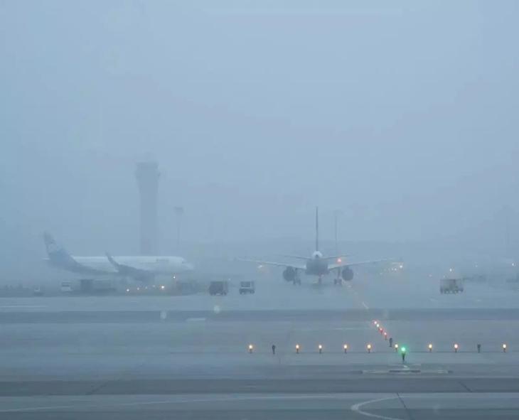 Dense Fog Disrupts Flight Operations At Gannavaram Airport