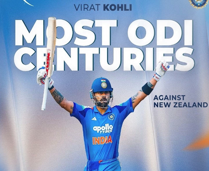 Record: Virat Kohli Tops All-Time Century List vs Kiwis