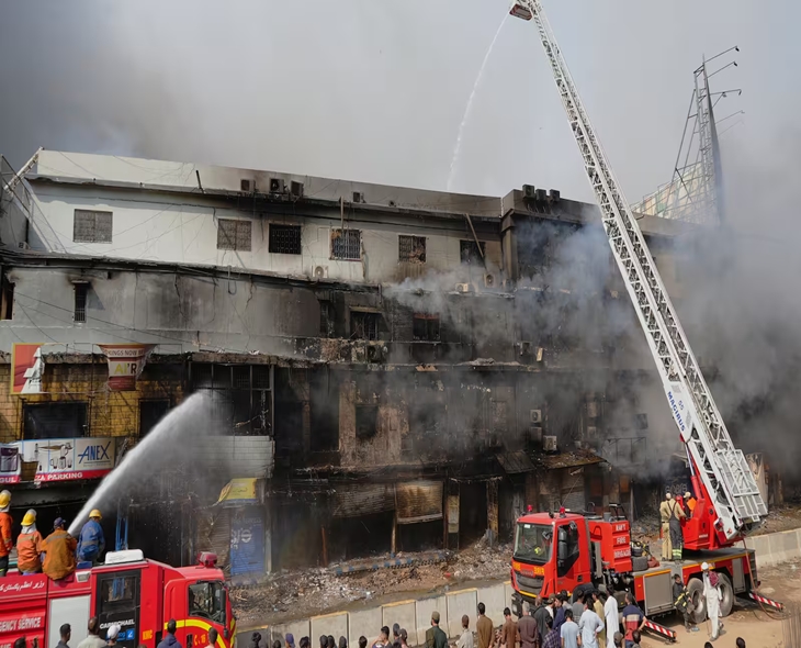 Karachi Gul Plaza Fire: 26 Dead, 81 Missing