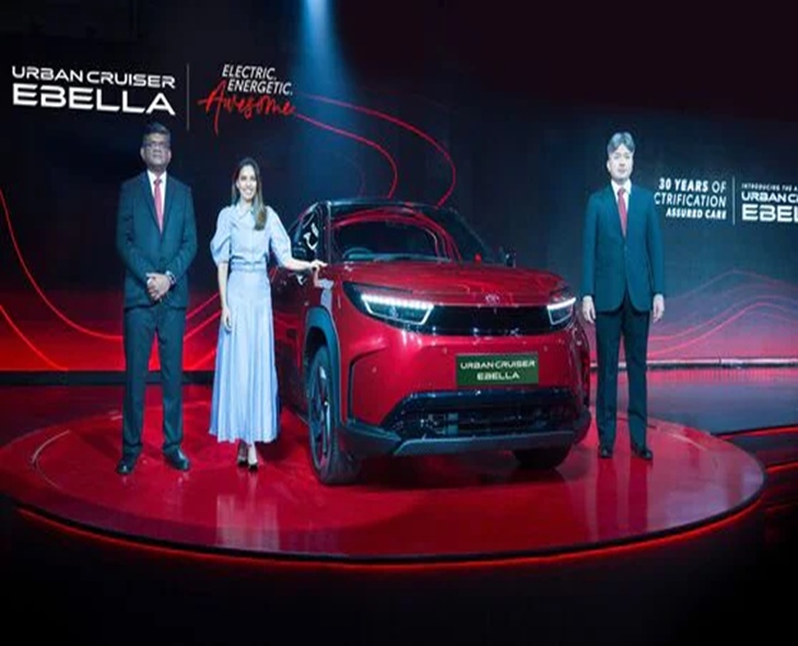 Toyota Launches First Electric Car Urban Cruiser Ebella