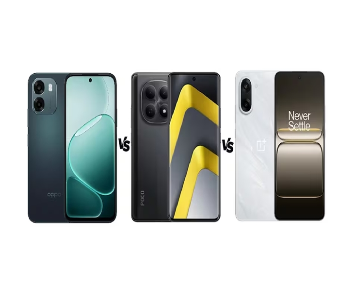 Oppo A6 vs Poco M8 vs OnePlus Nord CE 5: Which 5G Phone Wins?