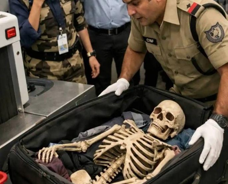 Delhi Airport Security Finds Human Bones In Student Bag