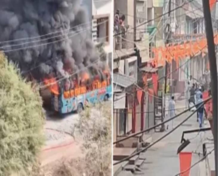 Ujjain Violence: Bus Torched, Shops Vandalised After Attack