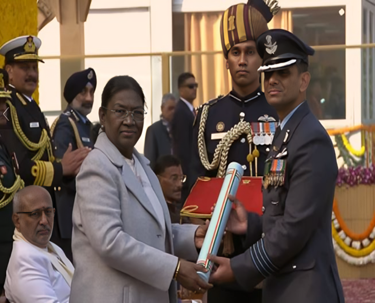 President Honours Shubhanshu Shukla With Ashoka Chakra