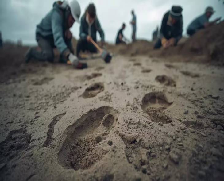 800,000-Year-Old Human Footprints Found In Britain