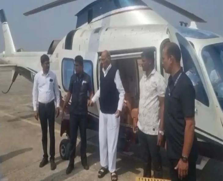 Sharad Pawar Arrives After Ajit Pawar Plane Crash