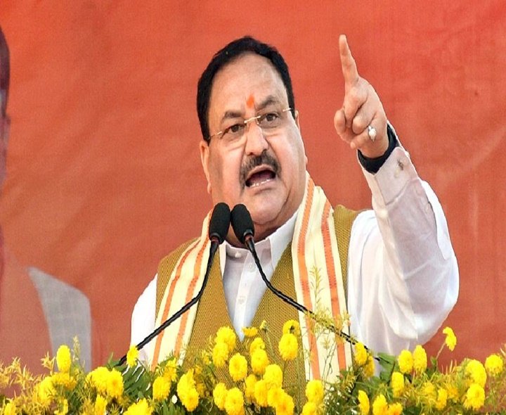 JP Nadda Unveils BJP Tamil Nadu Poll Manifesto