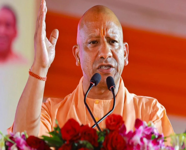 Yogi Adityanath Leads ‘Jan Aakrosh’ March In Lucknow