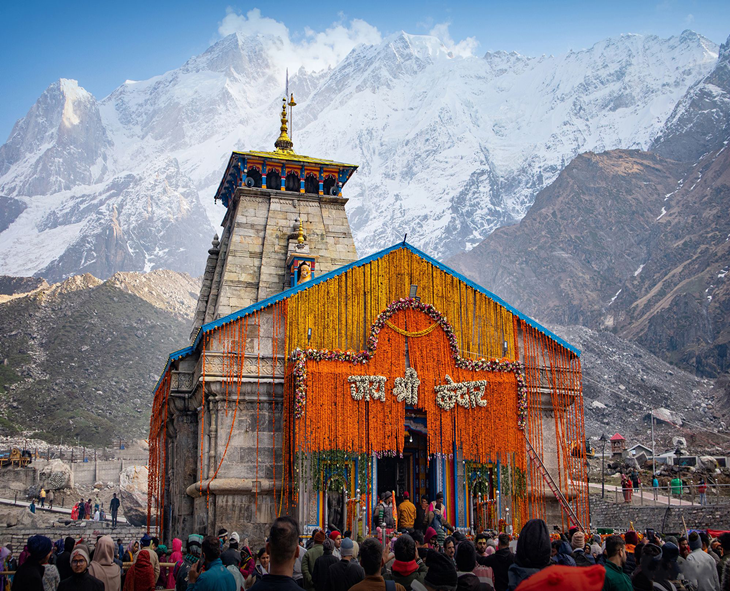 Kedarnath Temple Witnesses Massive Devotee Turnout