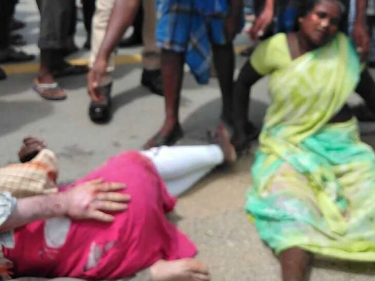 బొలేరో ఢీకొని.. ముగ్గురికి తివ్రగాయలు