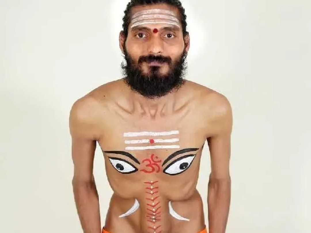 నౌలి అనే ప్రక్రియ ద్వారా వినాయకుని ఆకృతి