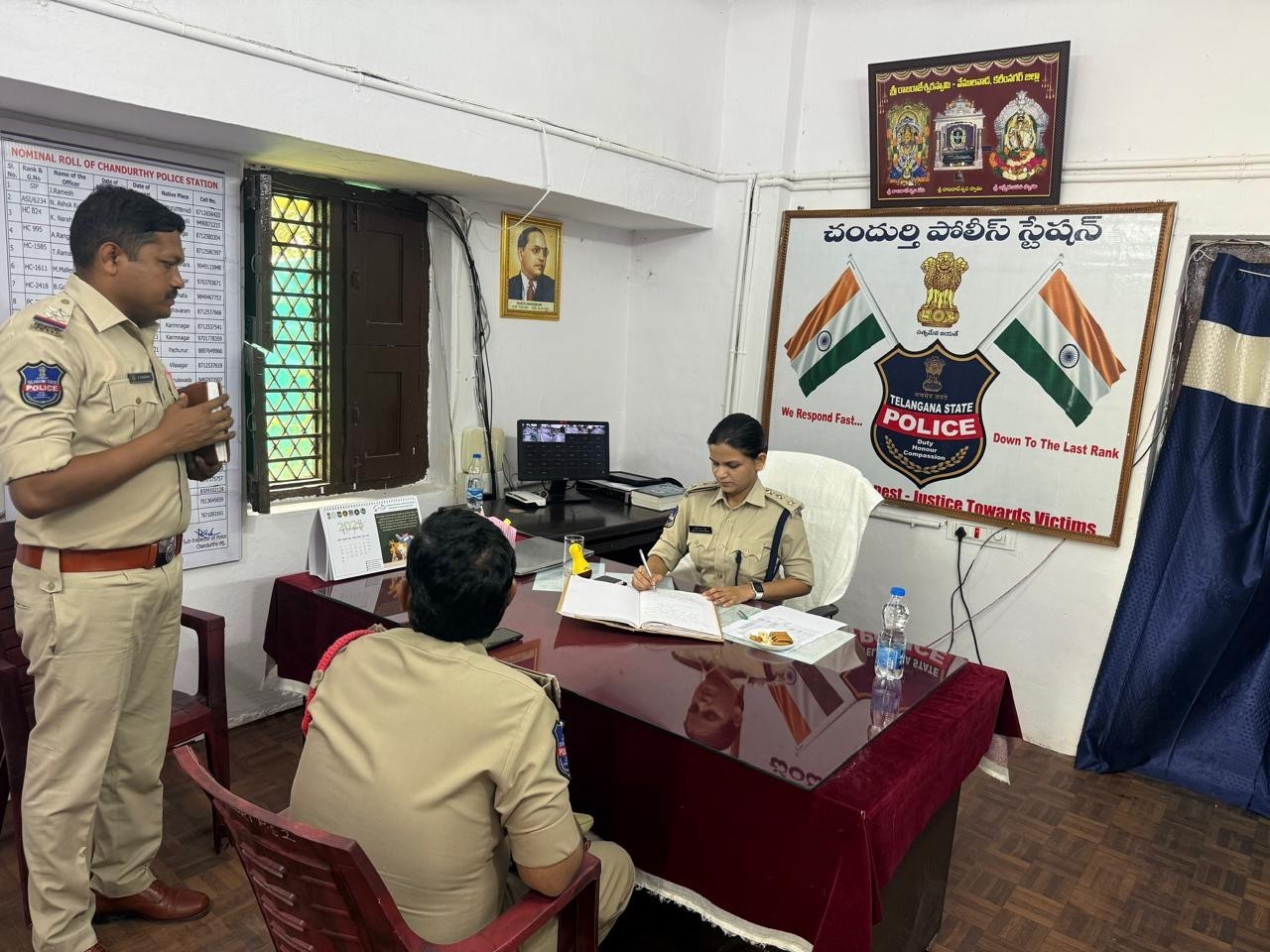 చందుర్తి పోలీస్ స్టేషన్‌ను తనిఖీ చేసిన ఏఎస్పీ