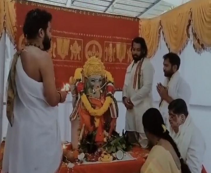 మంత్రి పొన్నం నివాసంలో వినాయక చవితి ఉత్సవాలు