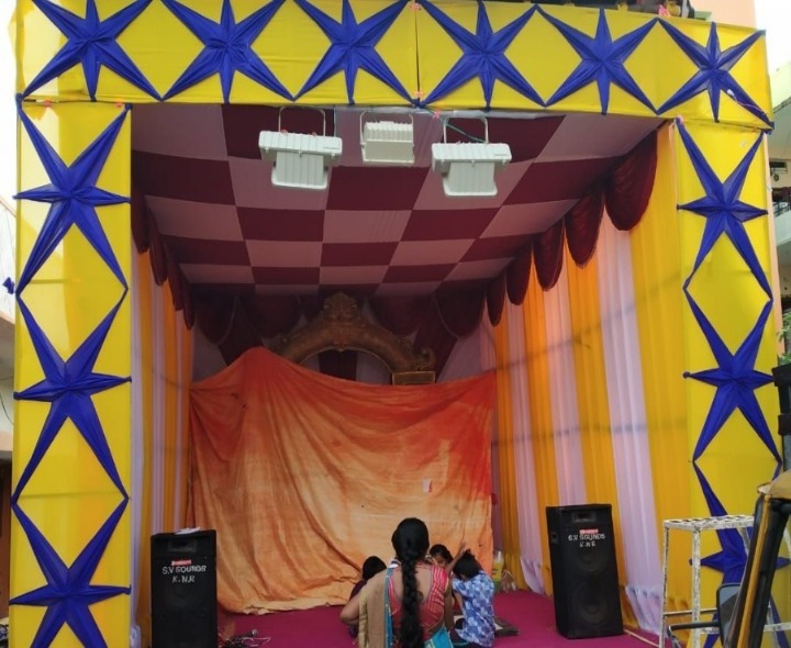 ఉమ్మడి జిల్లాలో సిద్ధమైన మండపాలు