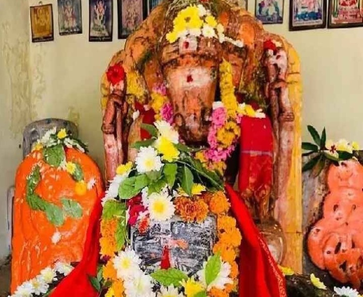 వెలికి తీసిన గణపతికి క్రమం తప్పకుండా పూజలు