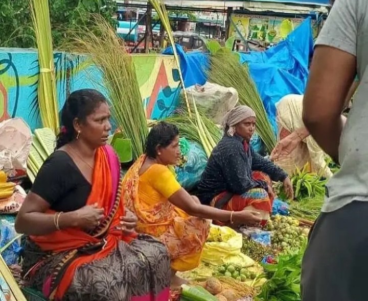 చిరుజల్లులు పడుతున్న ఆగని వ్యాపారాలు