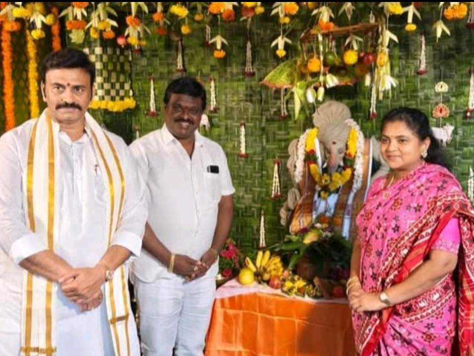 వినాయకుడి పూజలో పాల్గొన్న డిప్యూటీ స్పీకర్