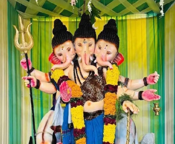 ఉండవల్లిలో పర్యావరణ పరిరక్షణ గణపతి
