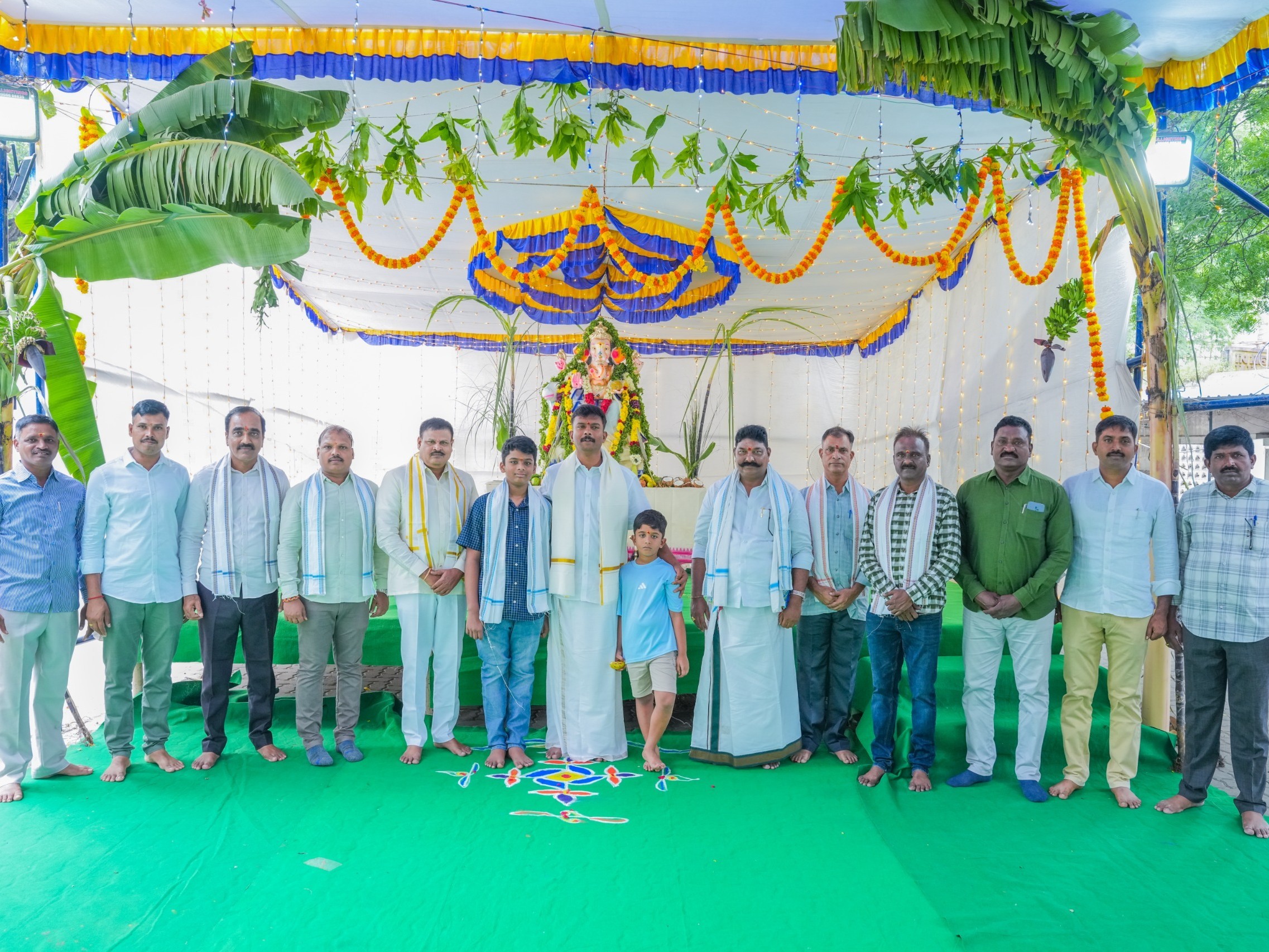 తిరుపతి ఎస్పీ కార్యాలయంలో కొలువదీరిన గణనాథుడు