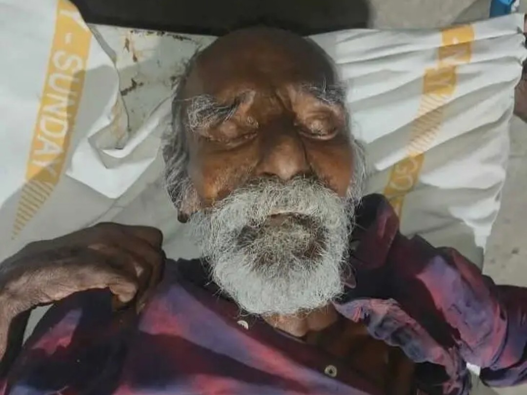 గుర్తు తెలియని వృద్ధుడు మృతి