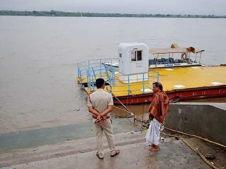 కోటిలింగాల ఆలయం వద్ద భారీ బందోబస్తు