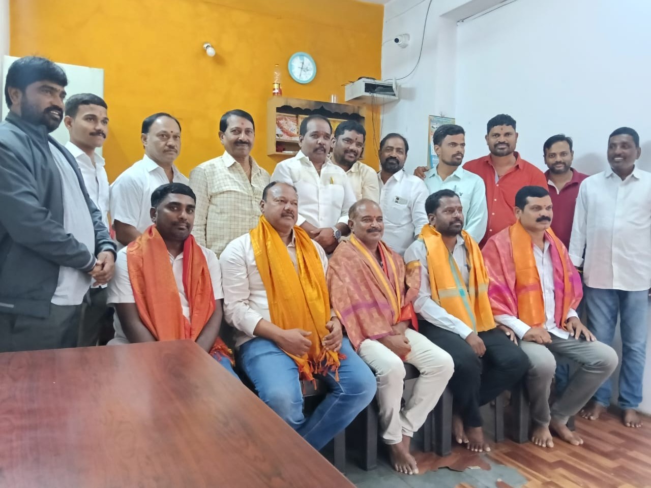 జడ్చర్ల నూతన ప్రెస్ క్లబ్ కార్యవర్గానికి సన్మానం