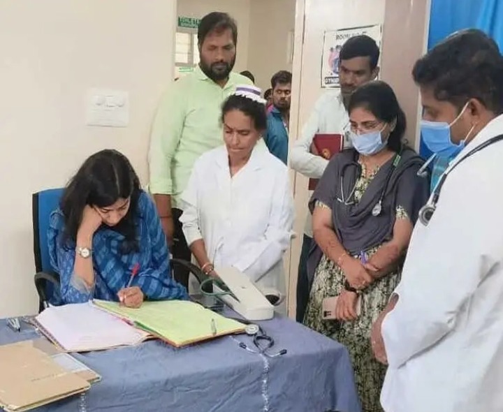 ప్రభుత్వ ఆసుపత్రిని తనిఖీ చేసిన అడిషనల్ కలెక్టర్