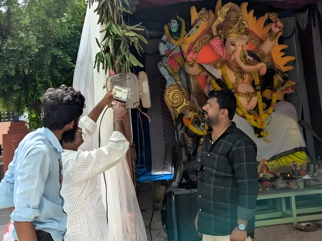 సుండుపల్లిలో వినాయక మండపాలపై విద్యుత్ శాఖ తనిఖీ