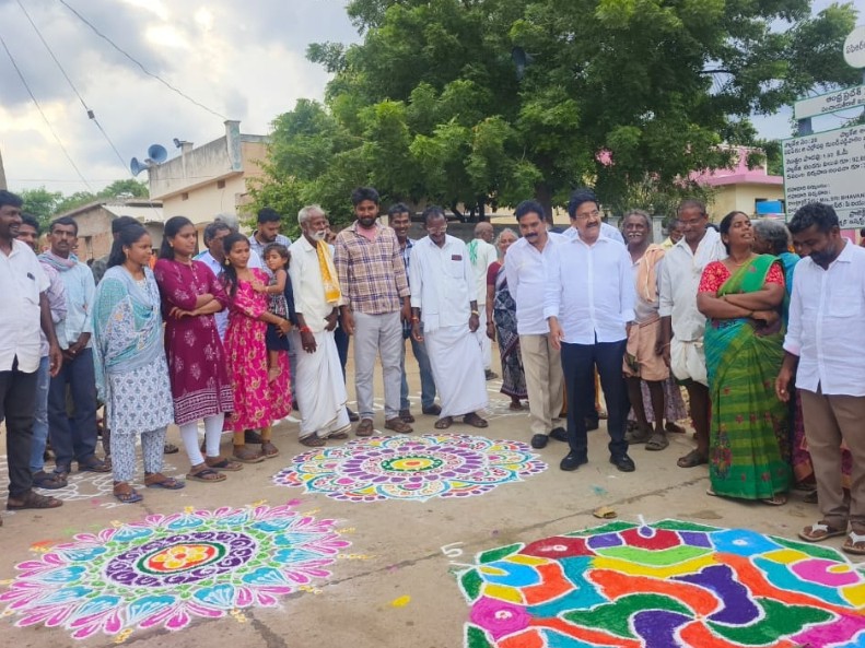 గంగుల వారి చెర్లోపల్లి‌లో ముగ్గుల పోటీలు