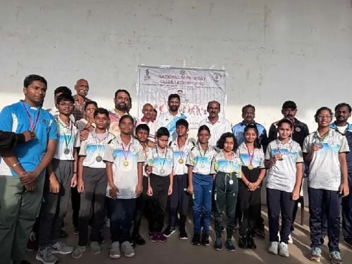 జాతీయ క్రీడ దినోత్సవ వేడుకల్లో పాల్గొన్న కలెక్టర్