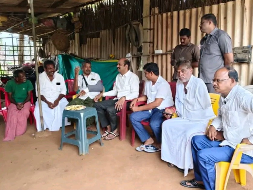 టీడీపీ సీనియర్ నేతను పరామర్శించిన ఎంపీ కలిశెట్టి