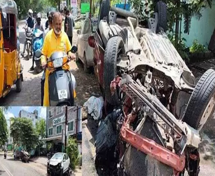 రోడ్డు ప్రమాదం.. ఐదుగురికి గాయాలు