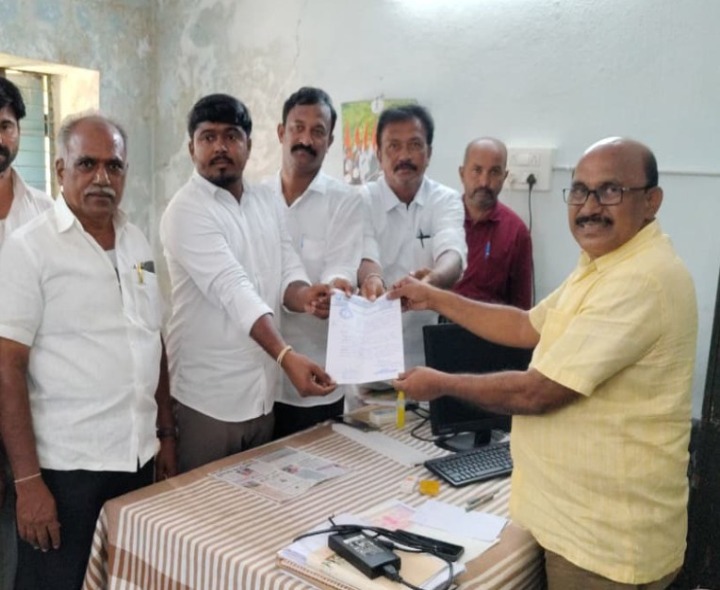కొలిమిగుండ్ల ఎంపీడీవోకు వినతి పత్రం