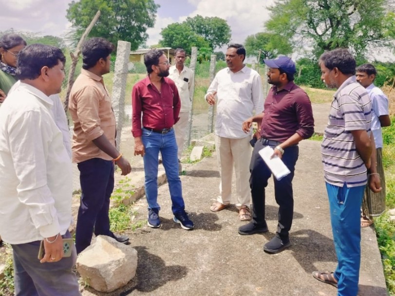 ఈదుల చెరువు, కాలువ పరిశీలన