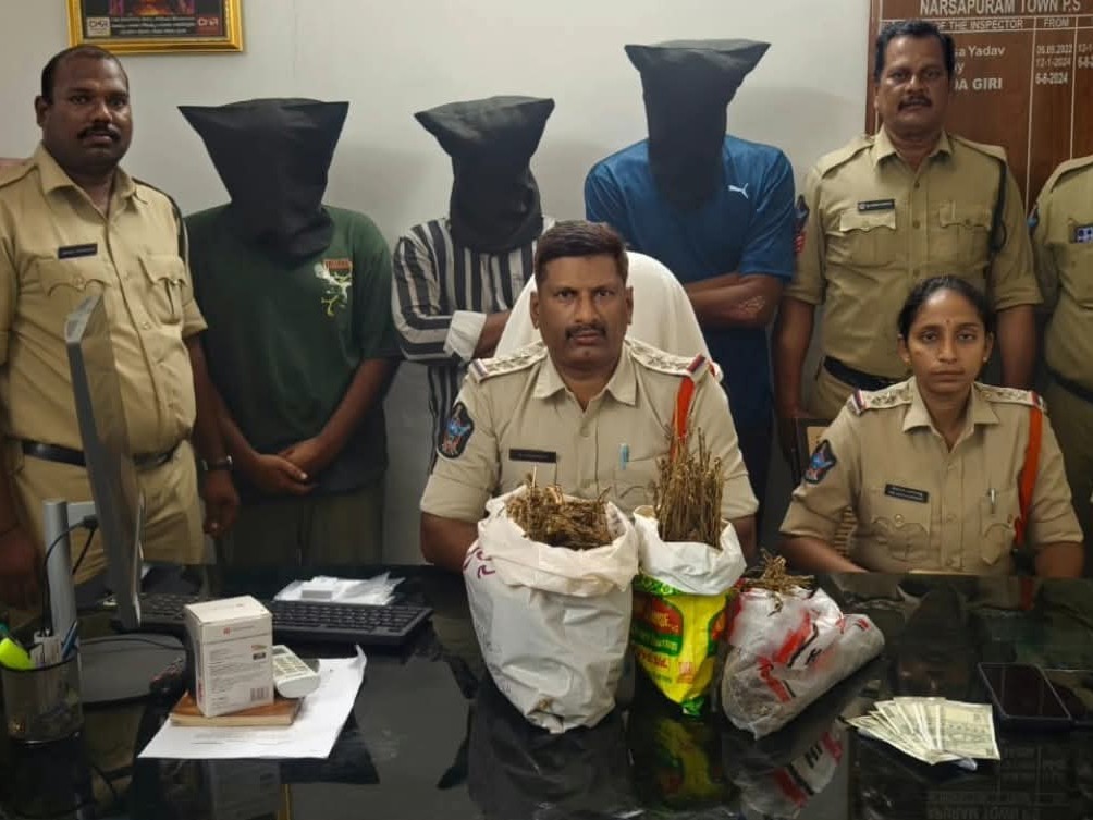 గంజాయి కేసులో ముగ్గురు అరెస్ట్