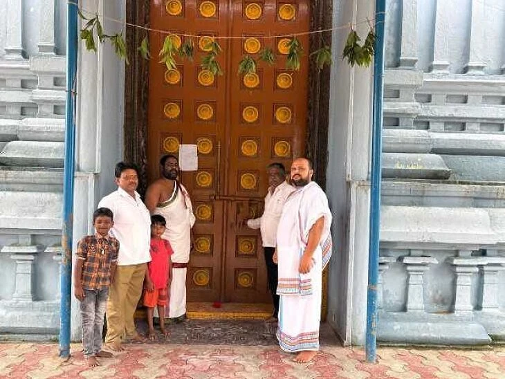 వెంకటేశ్వర స్వామి ఆలయం తలుపుల మూసివేత