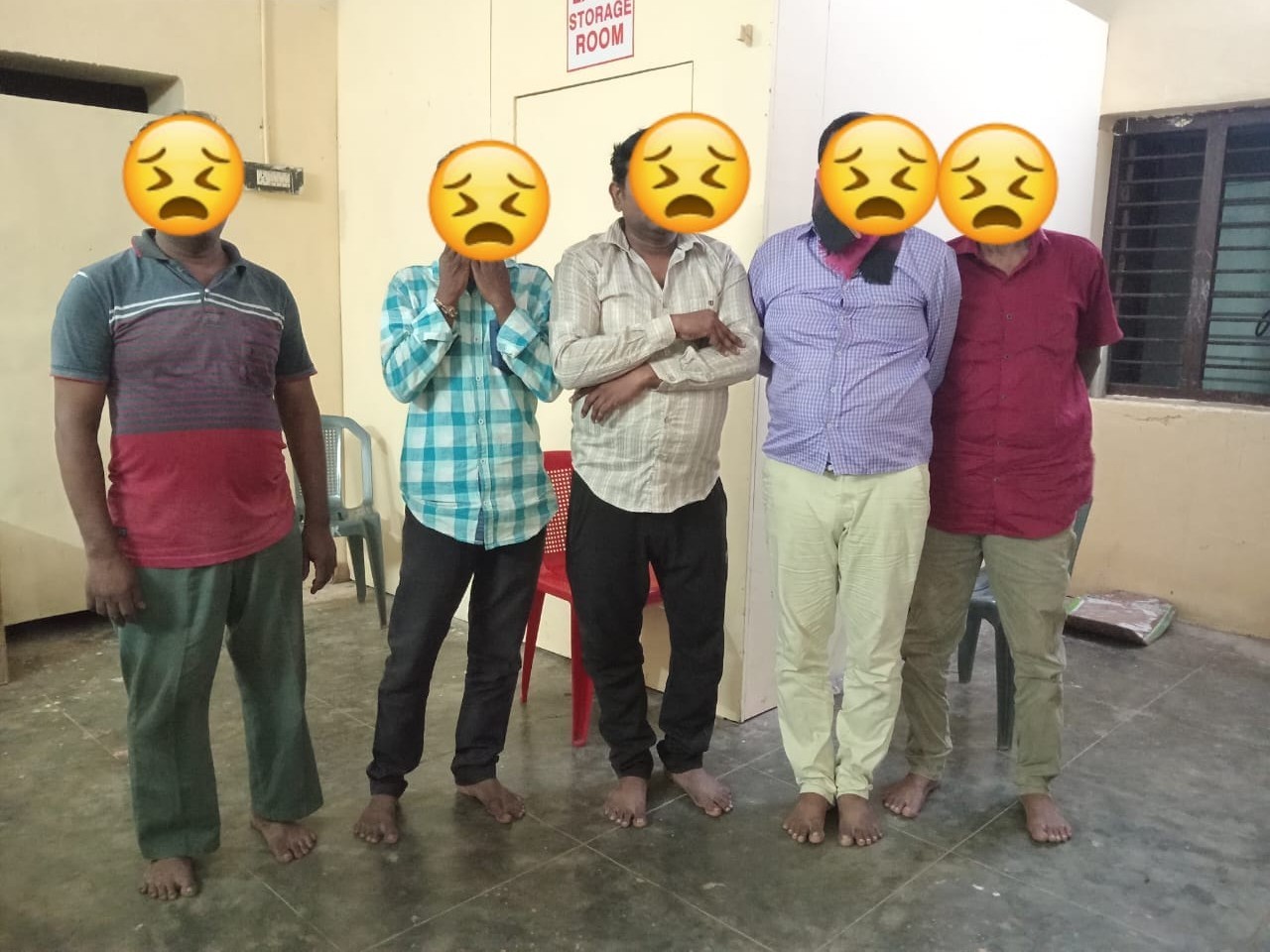 ఐదుగురు వ్యక్తులపై కేసు నమోదు