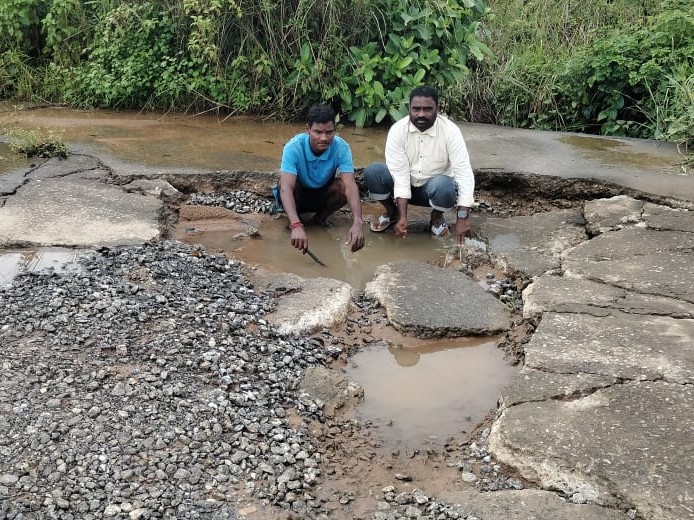 రోడ్డు నాణ్యతను పరిశీలించాలి