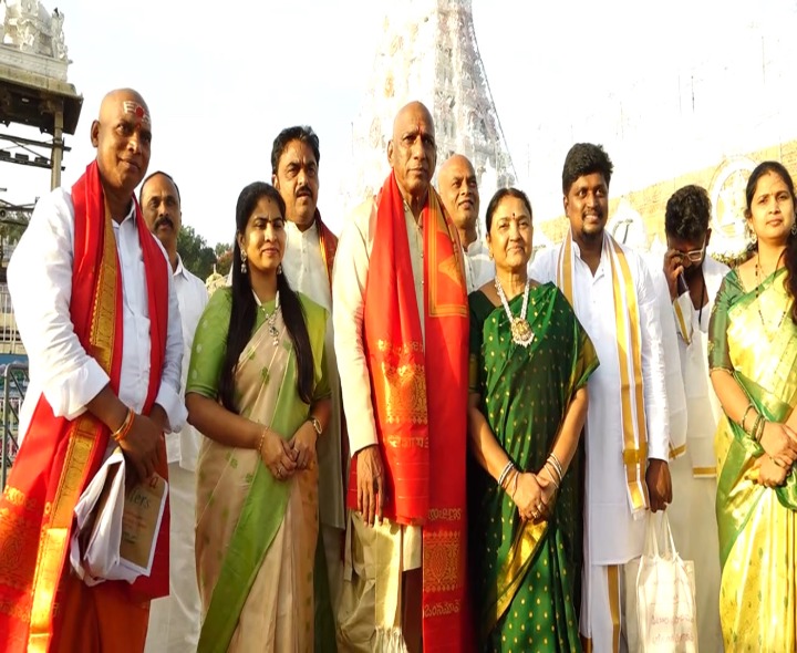 శ్రీవారిని దర్శించుకున్న తెలంగాణ ఎమ్మెల్యే