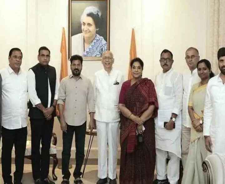 సీఎంతో కలిసి కాళోజీకి నివాళి అర్పించిన ఖమ్మం ఎంపీ