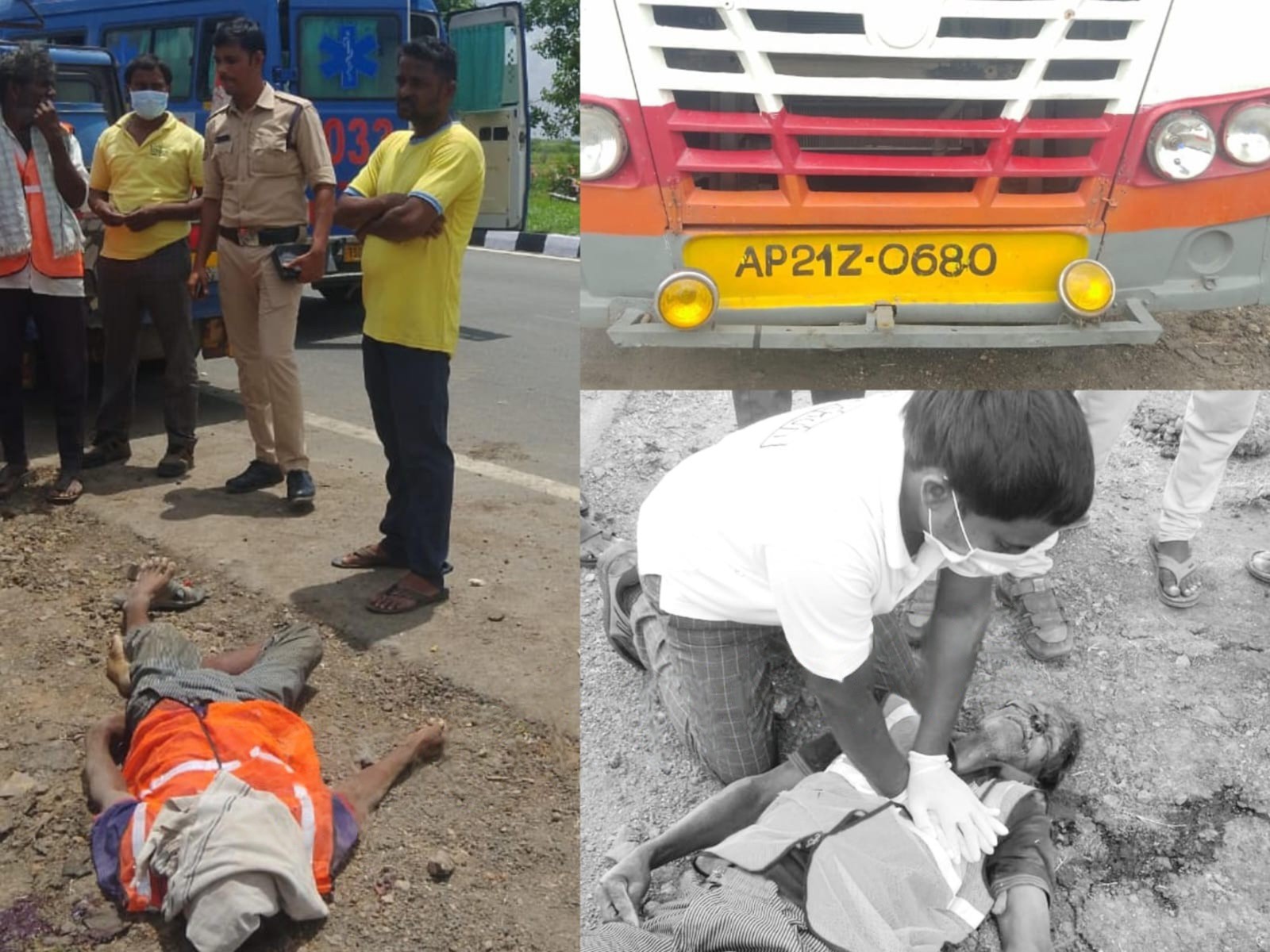 ఘోర రోడ్డు ప్రమాదం.. కూలీ స్పాట్ డెత్