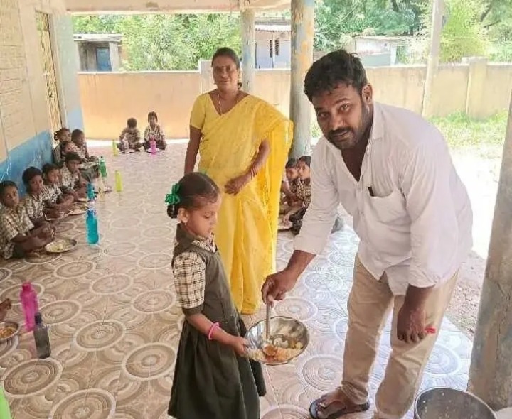 మధ్యాహ్న భోజన పథకం పరిశీలన