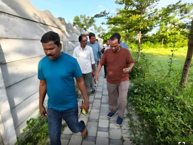 వందరోజుల ప్రణాళికలో భాగంగా నగరంలో పరిశీలన