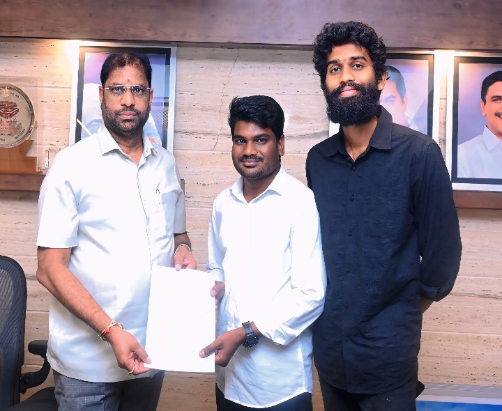 ఎంపీ వద్దిరాజుకు వినతి పత్రం అందజేసిన BRSV