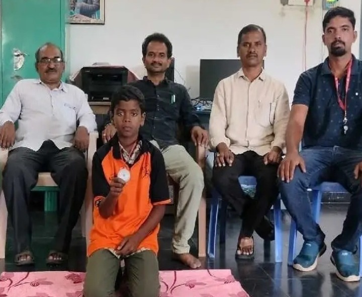 రాష్ట్రస్థాయి సెపక్ తక్రా అండర్-14కి ఎంపికైన విద్యార్థి