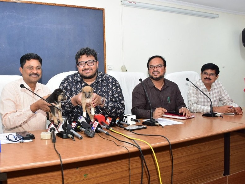 కుక్క పిల్లల దత్తతకు అపూర్వ స్పందన