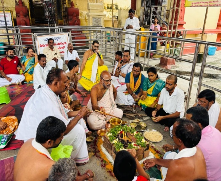 శ్రీ లక్ష్మీ నరసింహ ఆలయంలో భరణి నక్షత్ర పూజలు