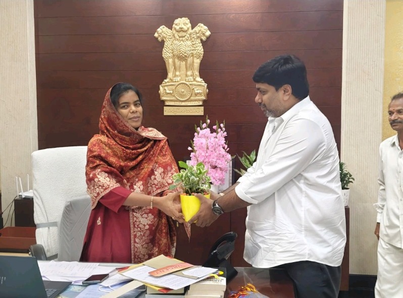 కలెక్టర్ కు కృతజ్ఞతలు తెలిపిన దామచర్ల సత్య