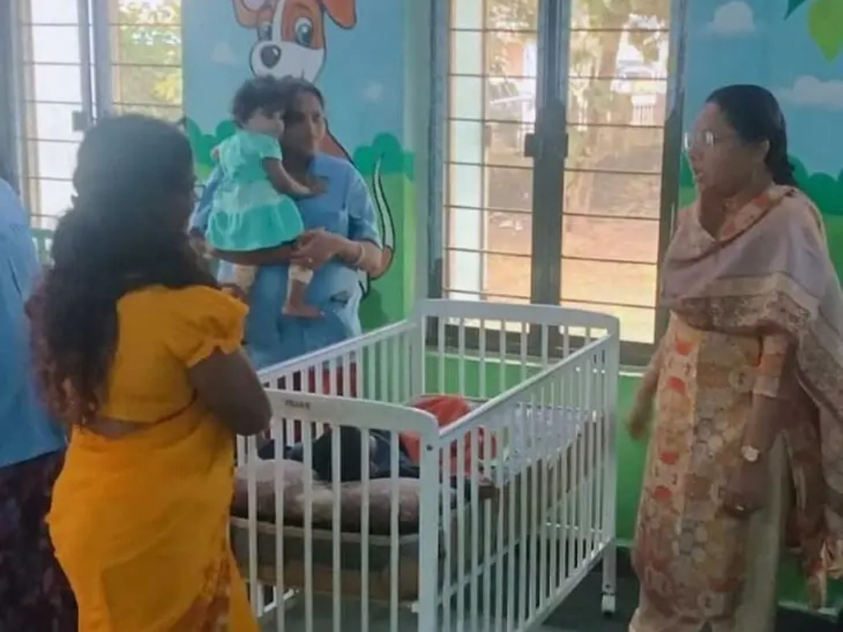 శిశు గృహాను తనిఖీ చేసిన జడ్జి